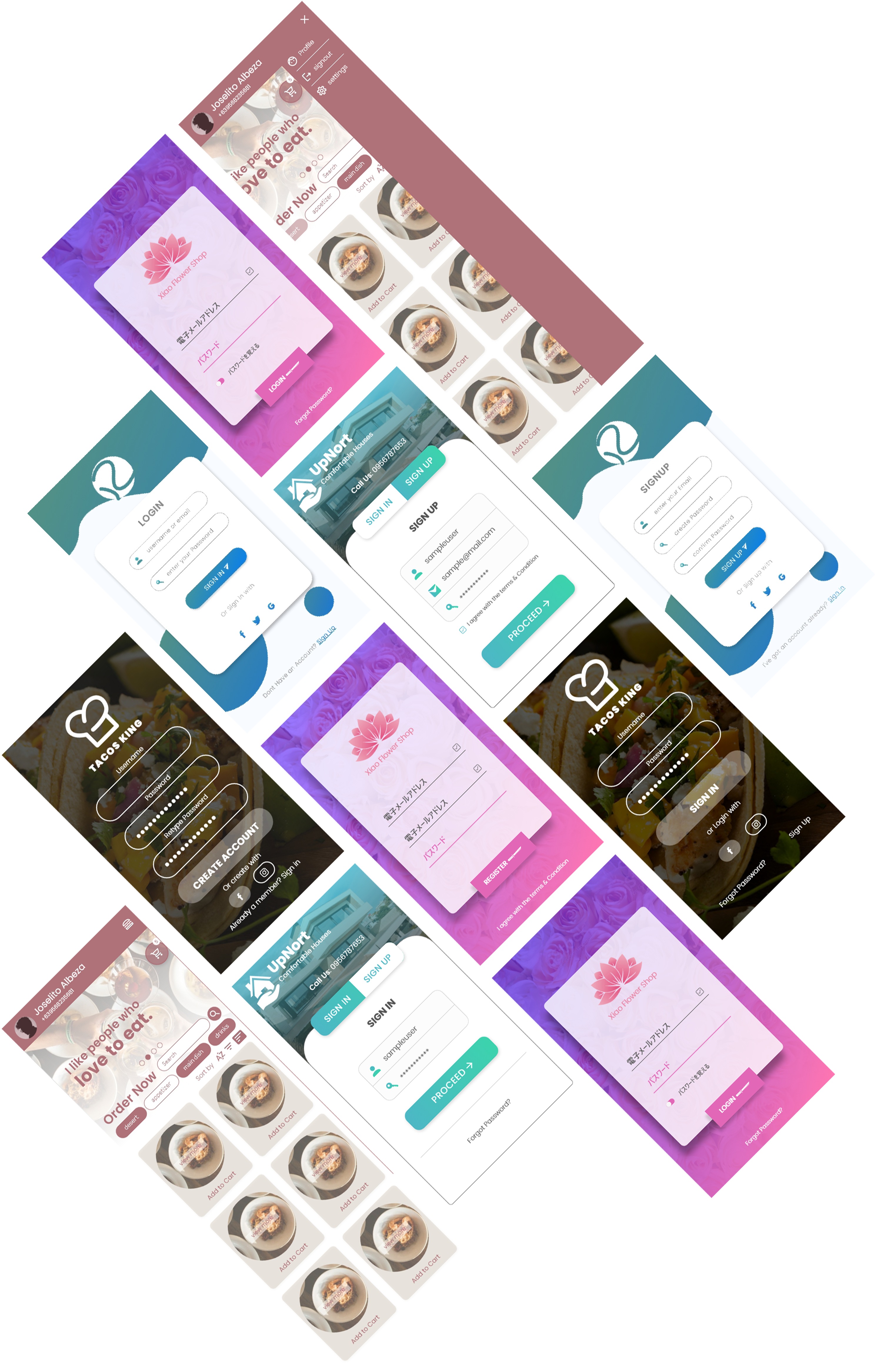 background mockups